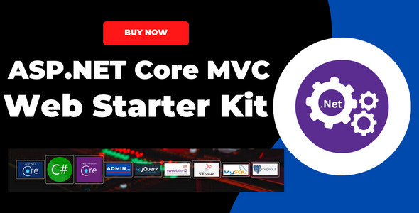 ✅ Dashboard Template | ASP.NET Core MVC Web Starter Kit: Price: $29